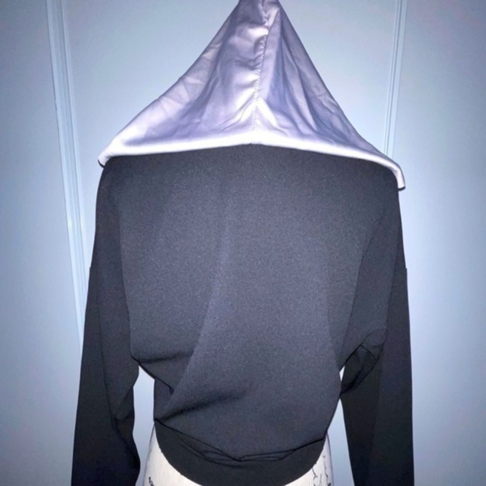 Boohoo Zara style colorblock hoodie windbreaker size 10  gently preloved - Picture 11 of 11